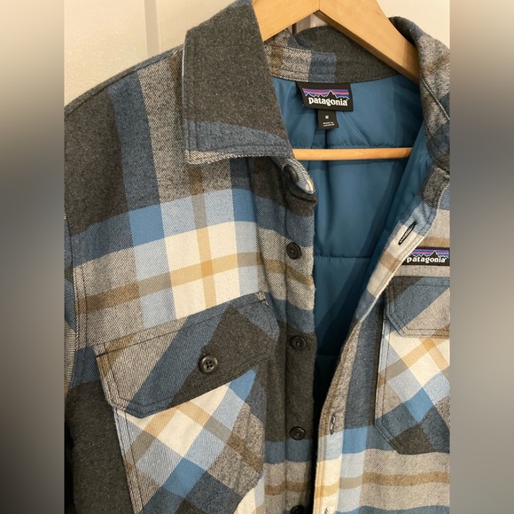 Patagonia Insulated Organic Cotton Midweight Mjord Flannel - Picture 5 of 6